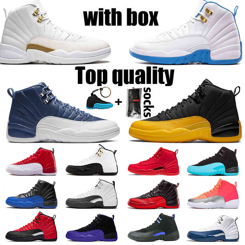 WITH BOX 12 12s TOP QUALITY Basketball Shoes Jumpman Womens Mens Sneakers Stone Blue University Gold OVO Trainers Size 13, # 36-40
WITH BOX 12 12s TOP QUALITY Basketball Shoes Jumpman Womens Mens Sneakers Stone Blue University Gold OVO Trainers Size 13, # 36-40