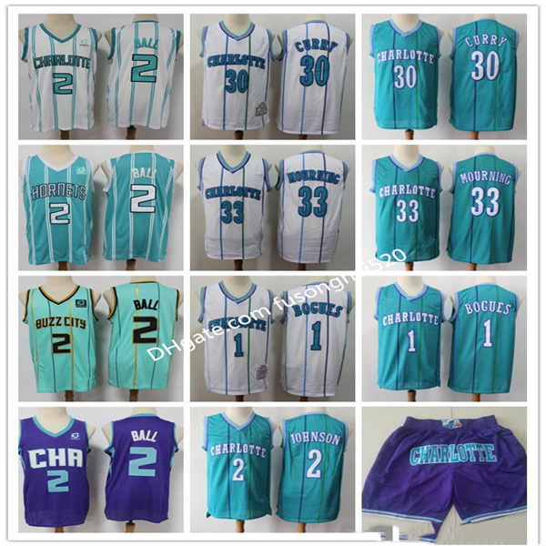 2021 Mens Charlotte Hornets 33 Alonzo Mourning 2 Larry Johnson 1 Bogues 30 Dell Curry 2 LaMelo Ball Basketball Shorts Jerseys Wh, Black;red
2021 Mens Charlotte Hornets 33 Alonzo Mourning 2 Larry Johnson 1 Bogues 30 Dell Curry 2 LaMelo Ball Basketball Shorts Jerseys Wh, Black;red