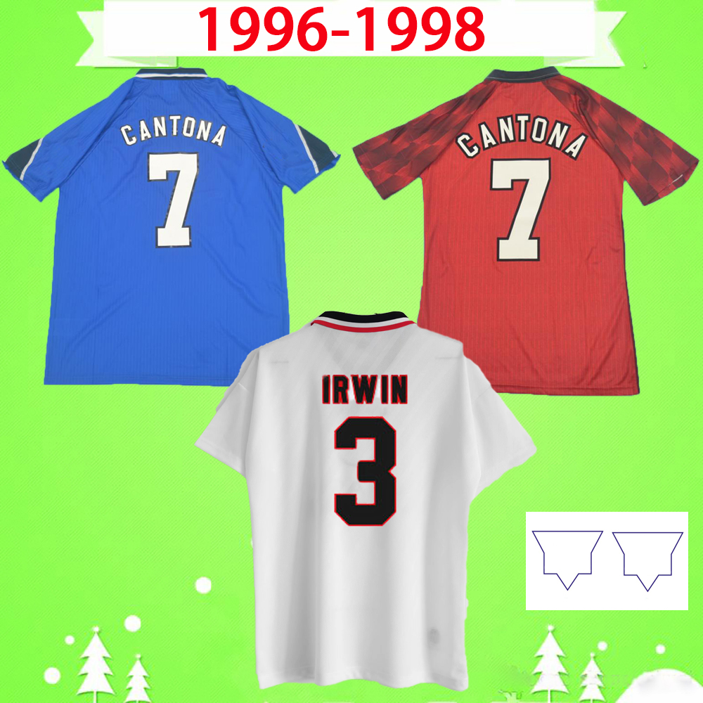 Manchester 1996 1997 1998 RETRO MAN soccer jerseys UTD 96 97 98 Vintage Classic football shirts home red CANTONA BECKHAM SOLSKJAER united away third white blue IRWIN, 96/98 home
Manchester 1996 1997 1998 RETRO MAN soccer jerseys UTD 96 97 98 Vintage Classic football shirts home red CANTONA BECKHAM SOLSKJAER united away third white blue IRWIN, 96/98 home
