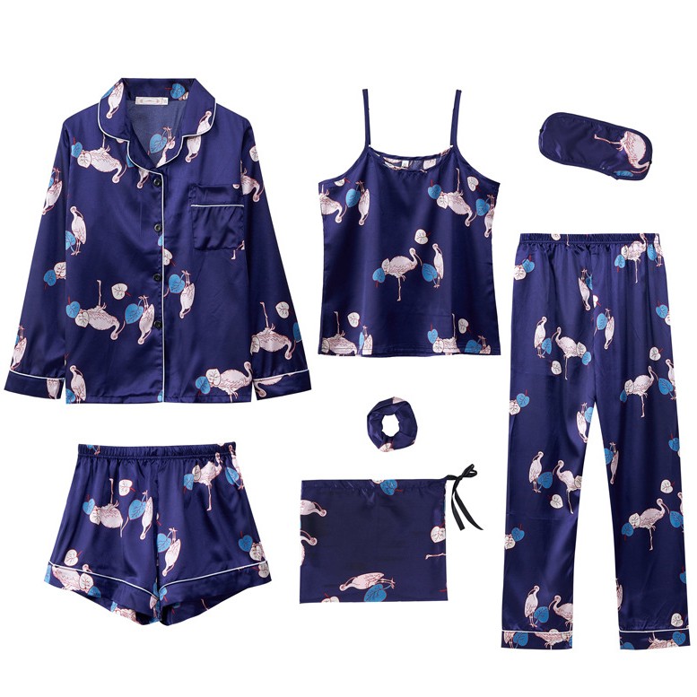 20217pcs pajamas satin home clothing women casual pajamas suit nightwear intimate lingerie print feather sleepwear nightgown, Black;red
20217pcs pajamas satin home clothing women casual pajamas suit nightwear intimate lingerie print feather sleepwear nightgown, Black;red