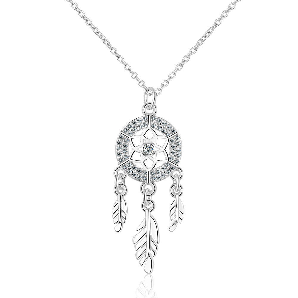 VC-51 S925 Sterling Silver Zircon Dream Catcher Pendant Necklaces For Women 2021 Trend Short Clavicle Necklace Birthday Jewelry Gifts
VC-51 S925 Sterling Silver Zircon Dream Catcher Pendant Necklaces For Women 2021 Trend Short Clavicle Necklace Birthday Jewelry Gifts