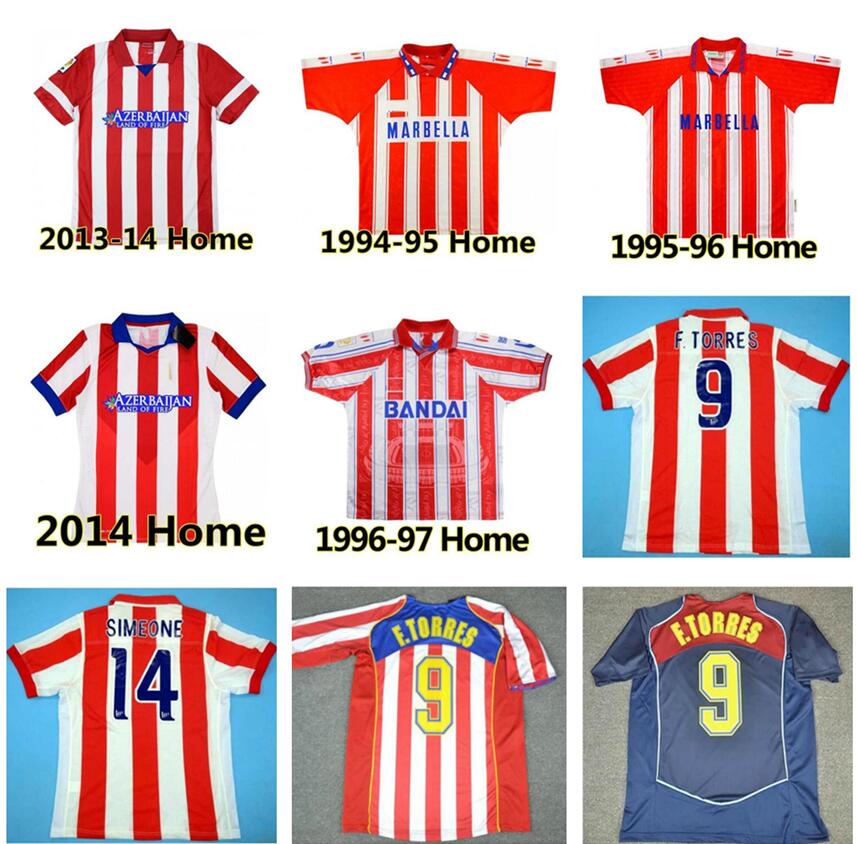 Atletico Madrid Soccer Jerseys Retro Classic Vintage 1994 1995 96 97 2003 Centenary 04 05 13 14 15 F.Torres Simeone ARDA GRIEZMANN FALCAO Ga, Black;yellow
Atletico Madrid Soccer Jerseys Retro Classic Vintage 1994 1995 96 97 2003 Centenary 04 05 13 14 15 F.Torres Simeone ARDA GRIEZMANN FALCAO Ga, Black;yellow