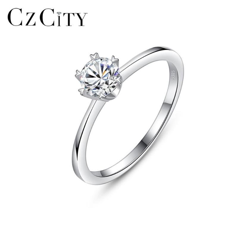 Cluster Rings CZCITY 1ct-Moissanite Diamond For Women Wedding Engagement Ring With Small Heart 925 Sterling Silver Fine Jewelry MSR-020
Cluster Rings CZCITY 1ct-Moissanite Diamond For Women Wedding Engagement Ring With Small Heart 925 Sterling Silver Fine Jewelry MSR-020