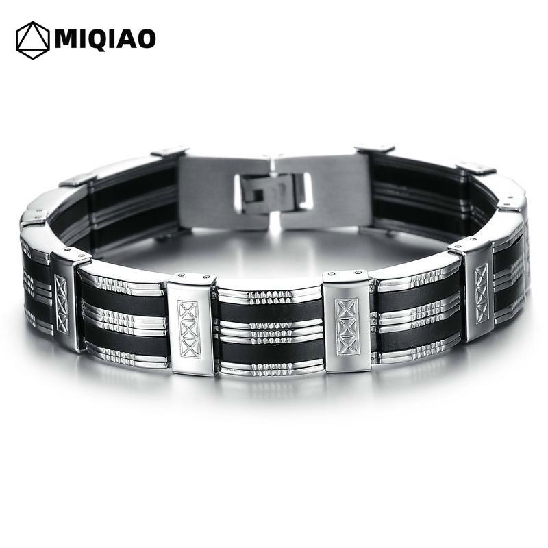 Men's Charm Bracelets Fashion Casual Punk Style Male Bangle Luxury Jewelry Hip Hop Wristband Gift Pulsera De Hombre W542
Men's Charm Bracelets Fashion Casual Punk Style Male Bangle Luxury Jewelry Hip Hop Wristband Gift Pulsera De Hombre W542