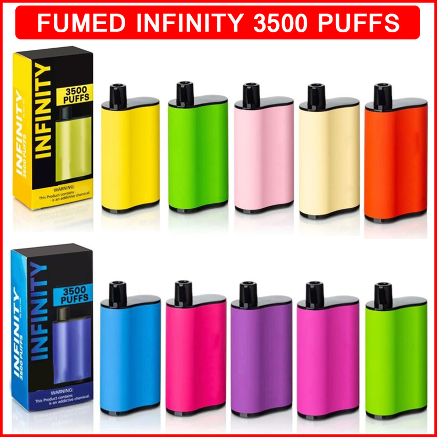 Fumed Infinity Disposable Vape 15 Colors 3500 Puffs Cigarette 1500mAh Battery 12ml Pods Cartridges Vapors Ecigarette Vaporizers Puff Carts
Fumed Infinity Disposable Vape 15 Colors 3500 Puffs Cigarette 1500mAh Battery 12ml Pods Cartridges Vapors Ecigarette Vaporizers Puff Carts