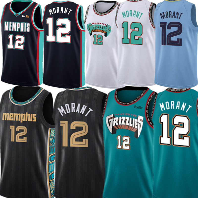 12 Ja Morant Basketball Jerseys stitched Logos High quality Green Grey White Black S M XL XXL MEN, New
12 Ja Morant Basketball Jerseys stitched Logos High quality Green Grey White Black S M XL XXL MEN, New