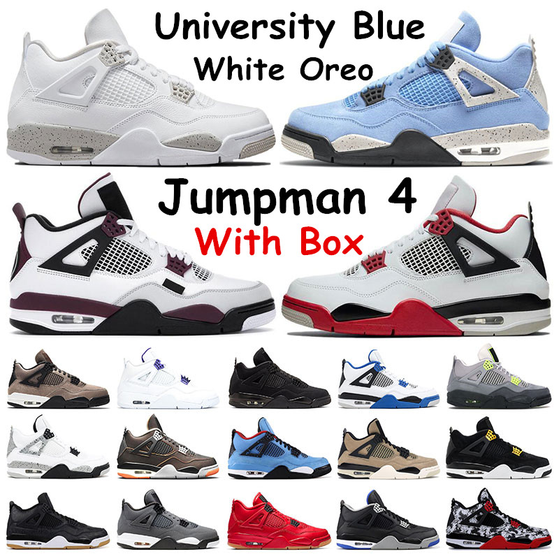 Mens sneakers basketball shoes 4s jumpman 4 White Oreo University Blue fire red black cat Purple Metallic womens sports trainers 5.5-13, 0 36-47
Mens sneakers basketball shoes 4s jumpman 4 White Oreo University Blue fire red black cat Purple Metallic womens sports trainers 5.5-13, 0 36-47
