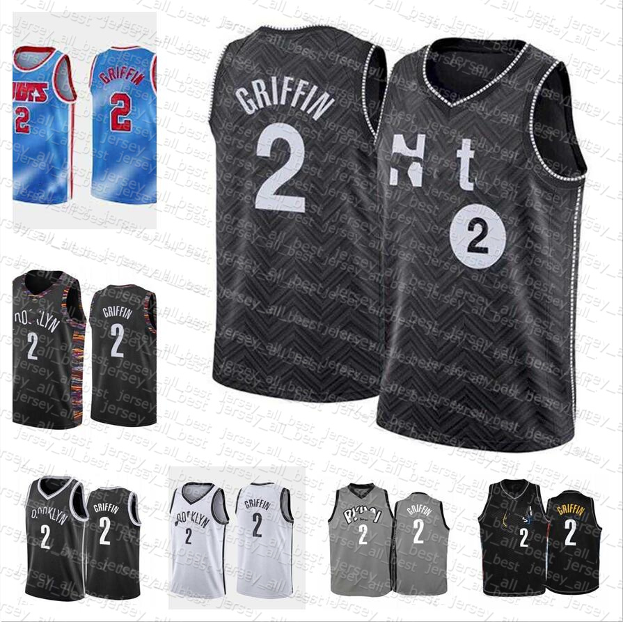2021-2022 High quality Stitched Basketball jerseys\r 2 Blake\r Griffin, Black;red