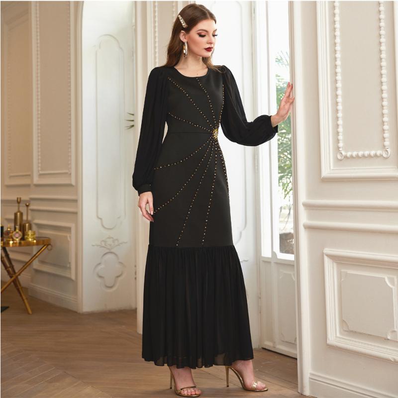 Ethnic Clothing Muslim Luxury O-Neck Evening Gowns 2021 Dubai Long Sleeves Sexy Formal Dress Design
Ethnic Clothing Muslim Luxury O-Neck Evening Gowns 2021 Dubai Long Sleeves Sexy Formal Dress Design