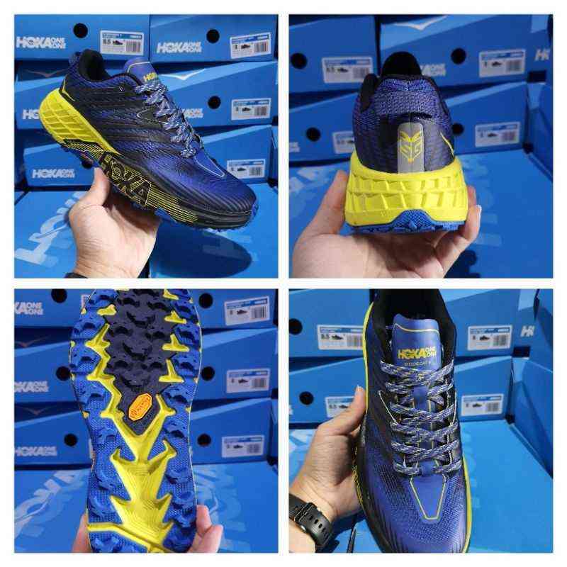 Hoka One Speedboat 4 Jogging Tennis 4, Black.