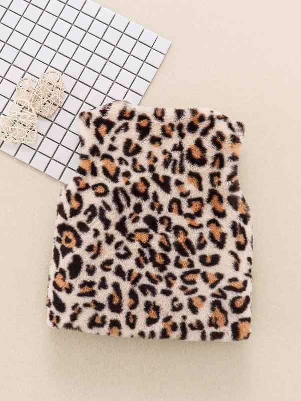 Baby Leopard Duffle Teddy Coat SHE