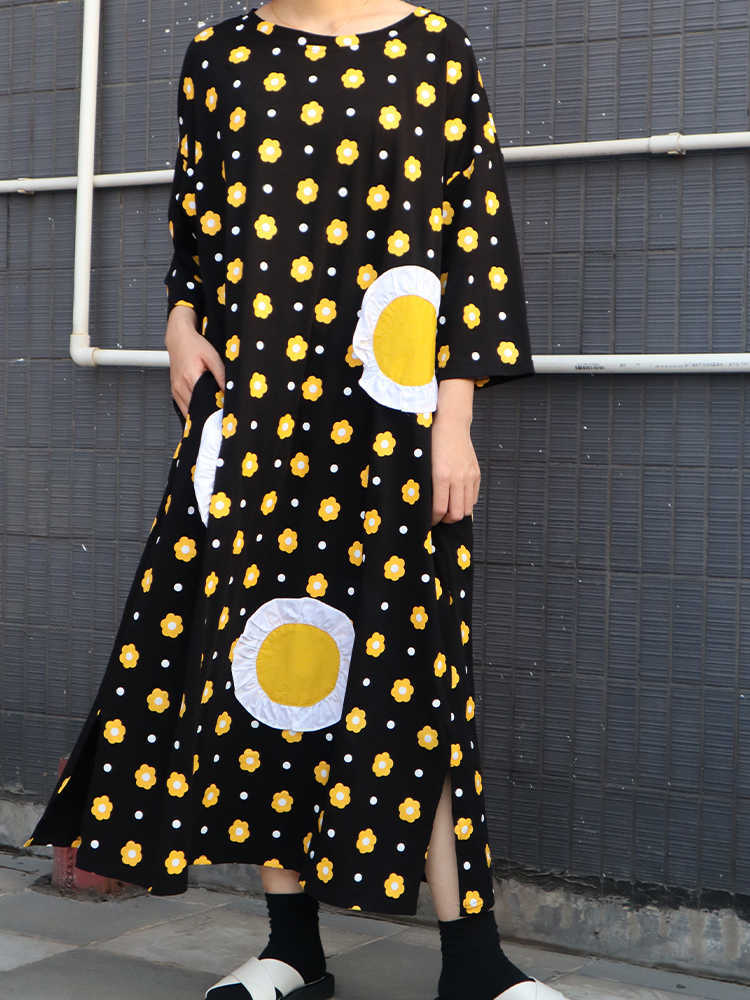 VANOVICH Summer and Spring Women Dress Cotton Casual Fashion Round Neck Pluz Size Korean Style Clothing 210615, Black
VANOVICH Summer and Spring Women Dress Cotton Casual Fashion Round Neck Pluz Size Korean Style Clothing 210615, Black