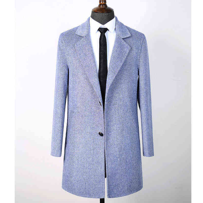 KOLMAKOV arrival winter wool coat thicked trench coat men,men's smart casual Double-sided woolen jackets,size M-XXXL 211122