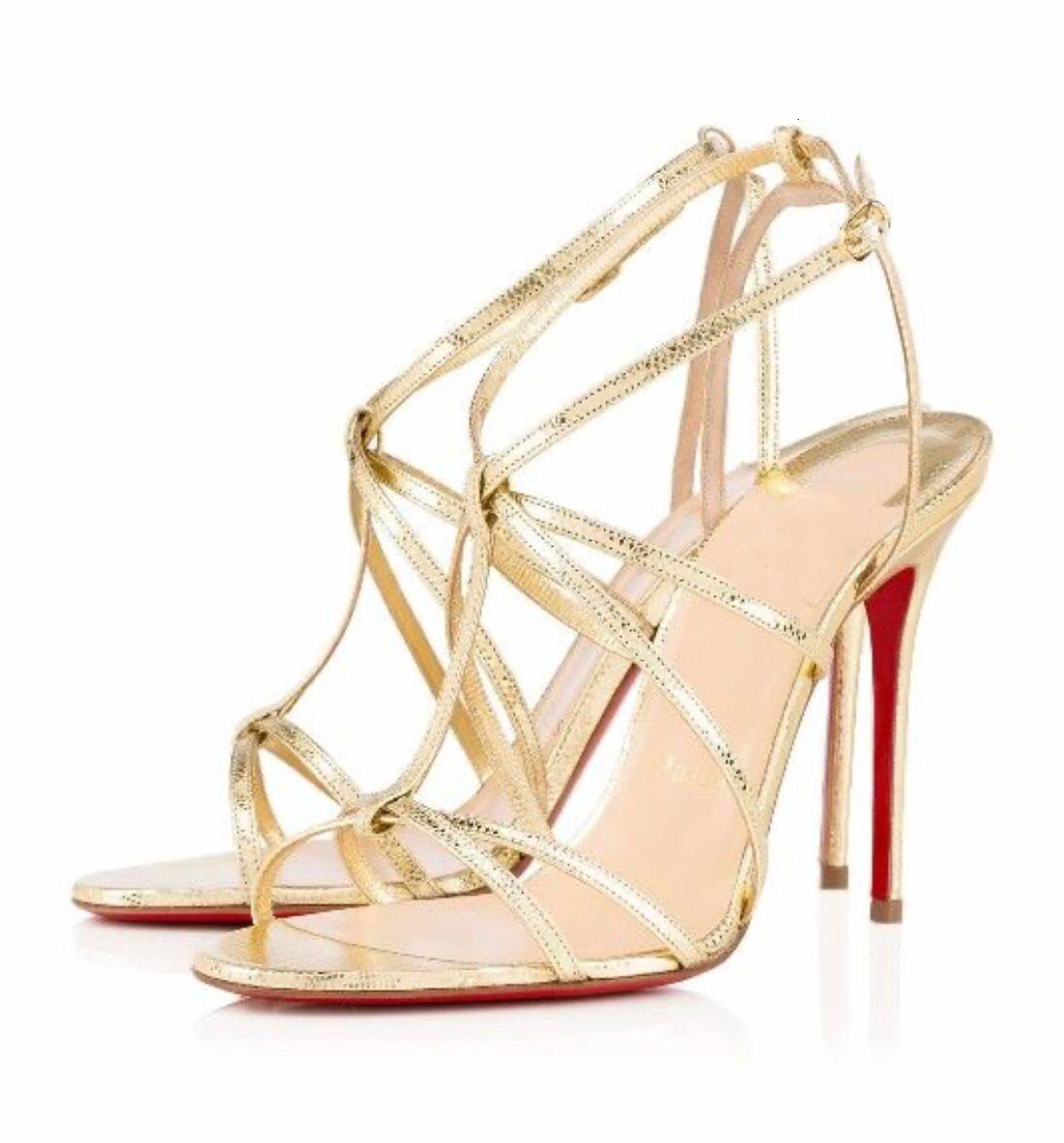 Perfect Youpiyou Women's Red Bottom Sandals Strappy High Heels Fashion Outdoor Silver Gold Genuine Leather Ladies Walking Shoes Eu35-43
Perfect Youpiyou Women's Red Bottom Sandals Strappy High Heels Fashion Outdoor Silver Gold Genuine Leather Ladies Walking Shoes Eu35-43