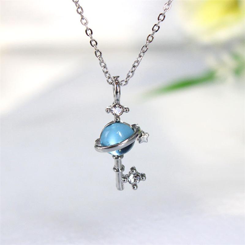 Pendant Necklaces Dream Aurora Star Key Necklace Female Korean Student Chain Girl Friend Birthday Gift
Pendant Necklaces Dream Aurora Star Key Necklace Female Korean Student Chain Girl Friend Birthday Gift