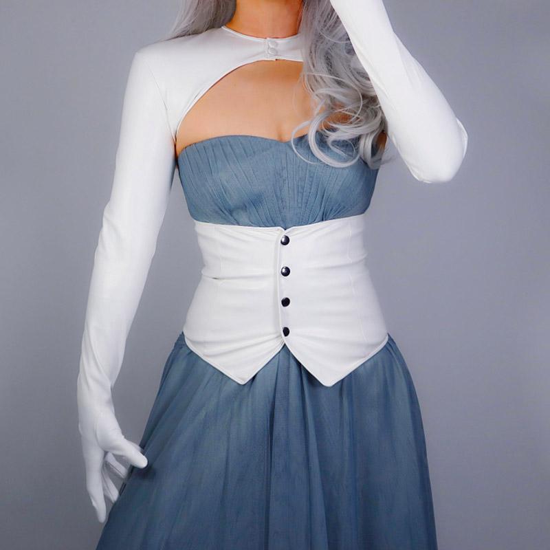 Five Fingers Gloves BOLERO Faux Leather White Top Clothes Crop Shrug Jumper Sun Block Anti UV Women PU PU249, Blue;gray
Five Fingers Gloves BOLERO Faux Leather White Top Clothes Crop Shrug Jumper Sun Block Anti UV Women PU PU249, Blue;gray