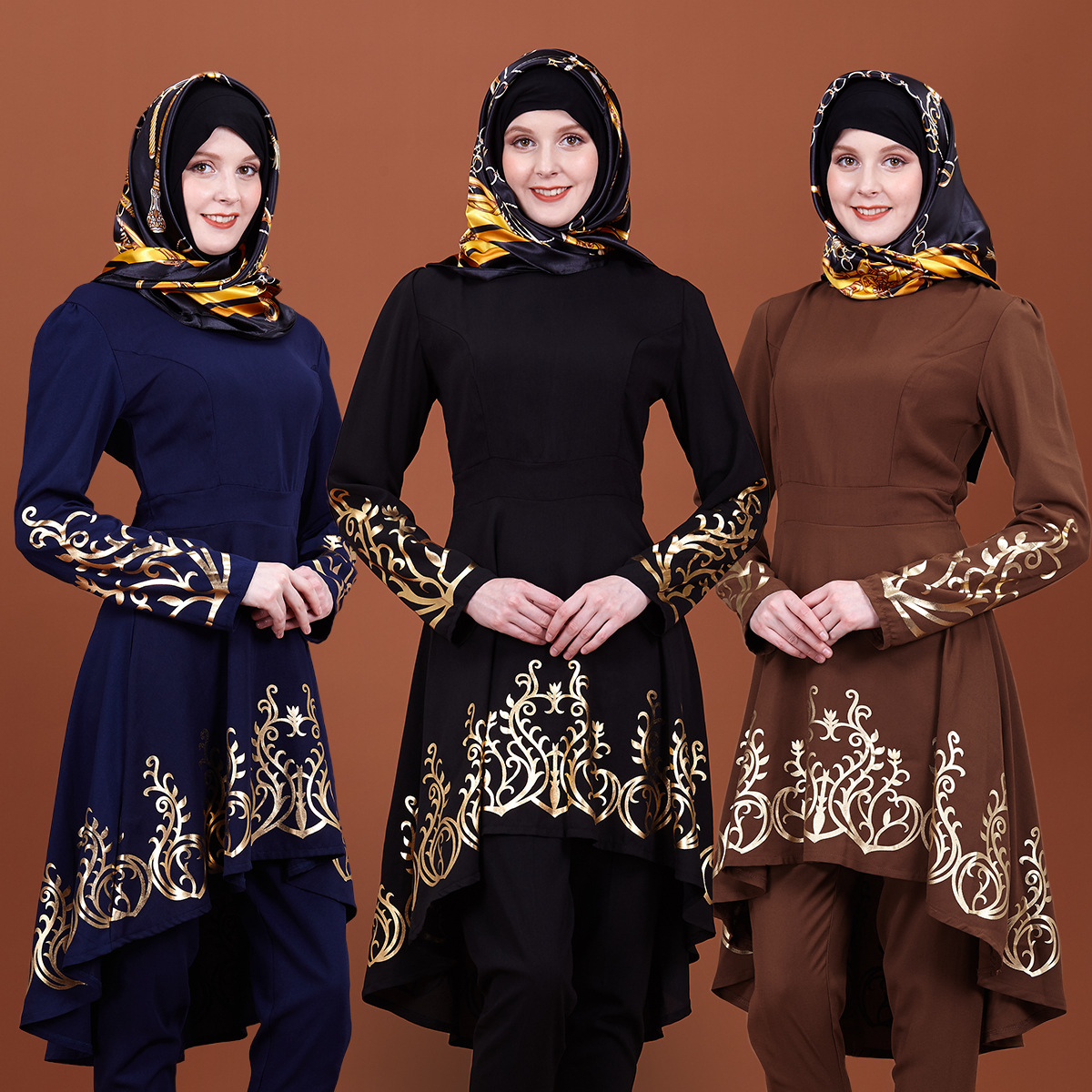 Dubai Muslim A-line Dress Tops Women Asymmetry Patchwork Applique Mid Dresses Kaftan Tunic Middle East Arab Islamic Clothing
Dubai Muslim A-line Dress Tops Women Asymmetry Patchwork Applique Mid Dresses Kaftan Tunic Middle East Arab Islamic Clothing