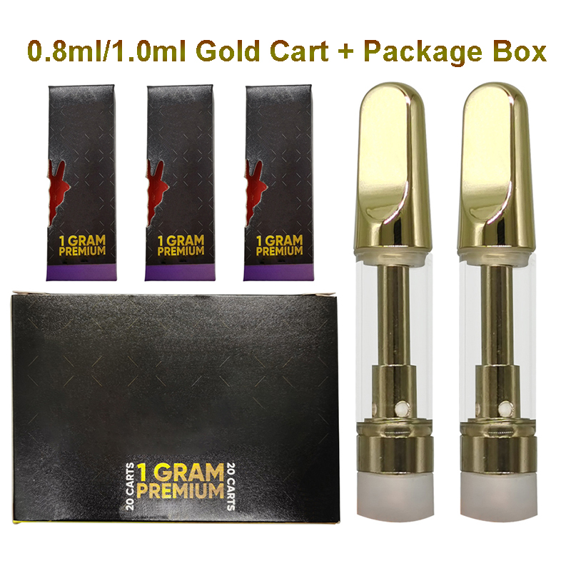 Golden Logo Cartridge Atomizers 0.8ml 1ml Vape Cartridges Empty Ceramic Coil Vapes Tanks Carts 510 thread Oil Atomizer Vaporizer black hologram Packaging
Golden Logo Cartridge Atomizers 0.8ml 1ml Vape Cartridges Empty Ceramic Coil Vapes Tanks Carts 510 thread Oil Atomizer Vaporizer black hologram Packaging