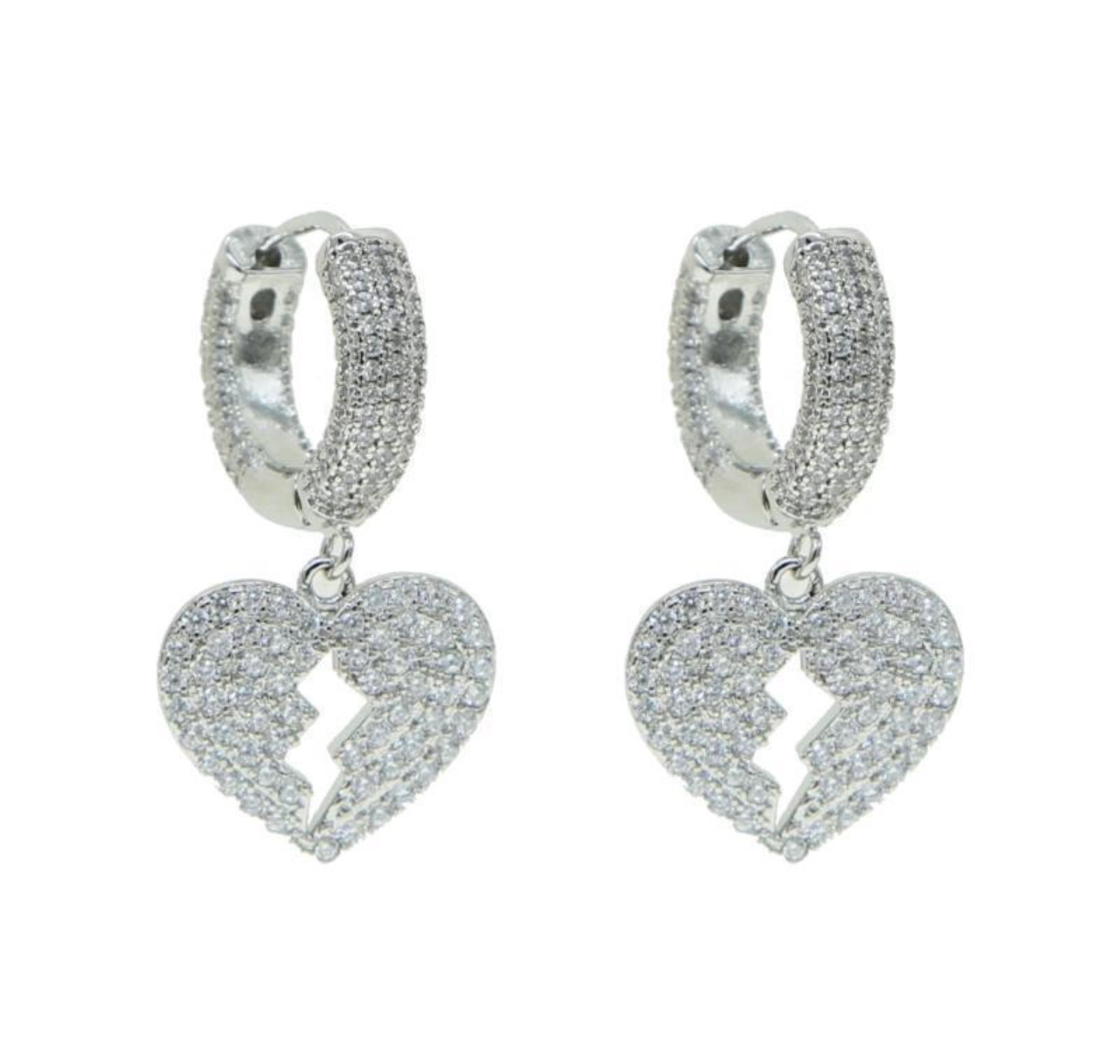 Hie Broken Heart Dangle Charm Hoop For Lady Geometric Hanging Earrings Female Big Modern Jewelry Oorbellen Accessories Bu8V6 Vncno
Hie Broken Heart Dangle Charm Hoop For Lady Geometric Hanging Earrings Female Big Modern Jewelry Oorbellen Accessories Bu8V6 Vncno