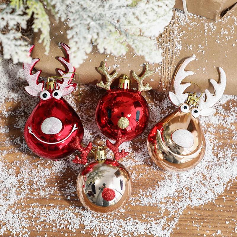 Christmas Decorations 2pcs Balls Ornaments Elk Design Hanging Bauble Pendant Tree Decor Mall Home Party Props
Christmas Decorations 2pcs Balls Ornaments Elk Design Hanging Bauble Pendant Tree Decor Mall Home Party Props