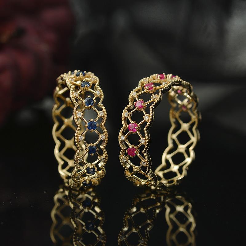 Cluster Rings Vintage For Women Imitation Gemstone Red Crystal Hollow Out Female Ring Adjustable Cute Star Jewelry Accessories KCR252, Golden;silver
Cluster Rings Vintage For Women Imitation Gemstone Red Crystal Hollow Out Female Ring Adjustable Cute Star Jewelry Accessories KCR252, Golden;silver