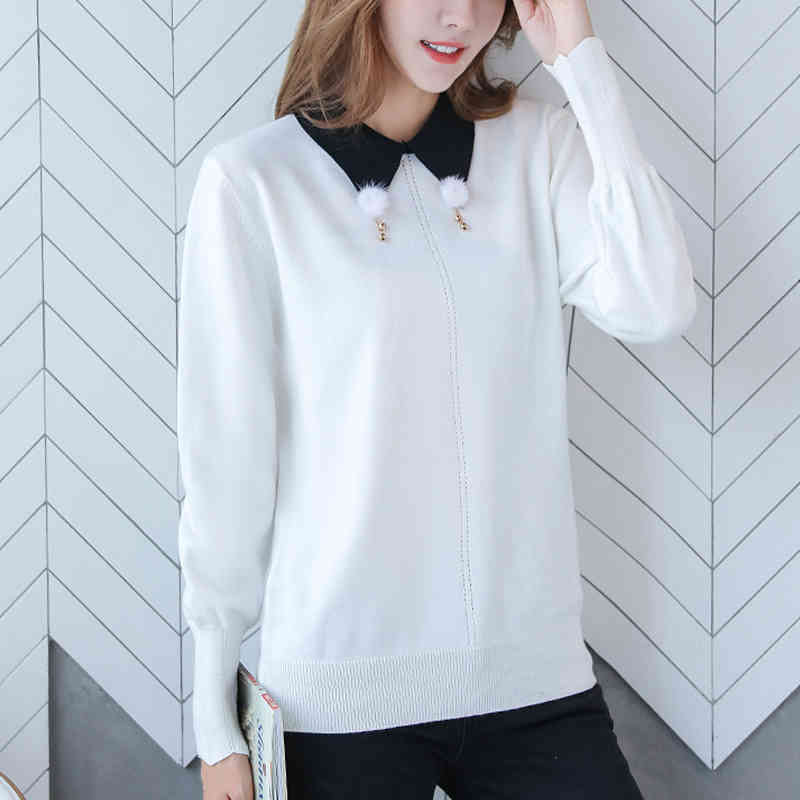 Pull Femme Winter Clothes Long Sleeve Solid Sweaters Women Tops Casual Pullover Jumper Knitted Sweater Women 7607 50 210518