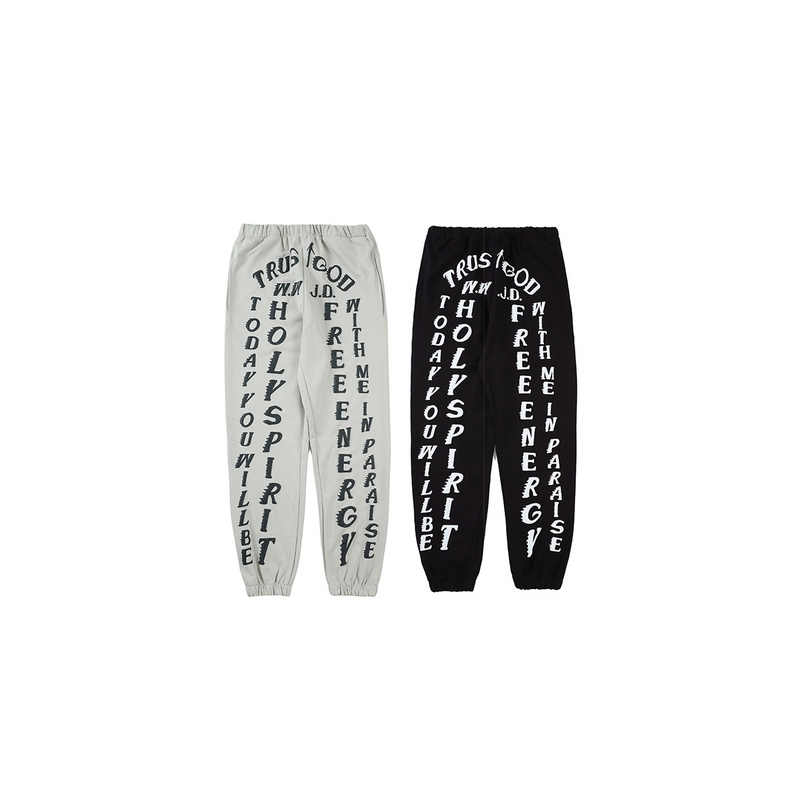 2021 Kanye West Season Trust God Printed Women Casual Joggers Hiphop Streetwear Men Sweatpants Jogger Pants Trousers, Black
2021 Kanye West Season Trust God Printed Women Casual Joggers Hiphop Streetwear Men Sweatpants Jogger Pants Trousers, Black