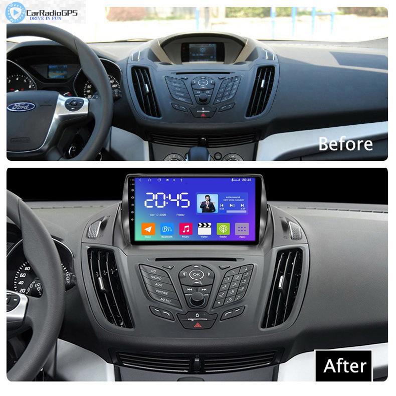 Car dvd Radio Player Navigation System for Ford KUGA 2013-2017 with Wifi 4g support backup camera 10 Inch Android