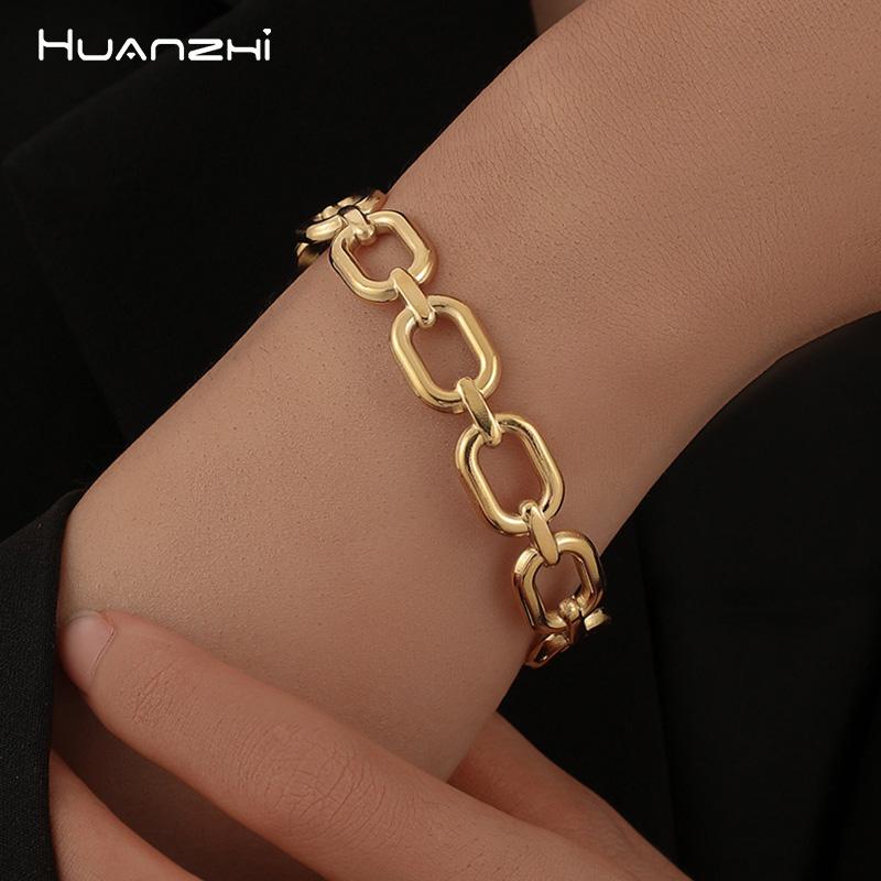 Bangle Titanium Steel Square Chain Twist Simple Vintage C-Shape Stainless For Women Fashion Jewelry HUANZHI
Bangle Titanium Steel Square Chain Twist Simple Vintage C-Shape Stainless For Women Fashion Jewelry HUANZHI