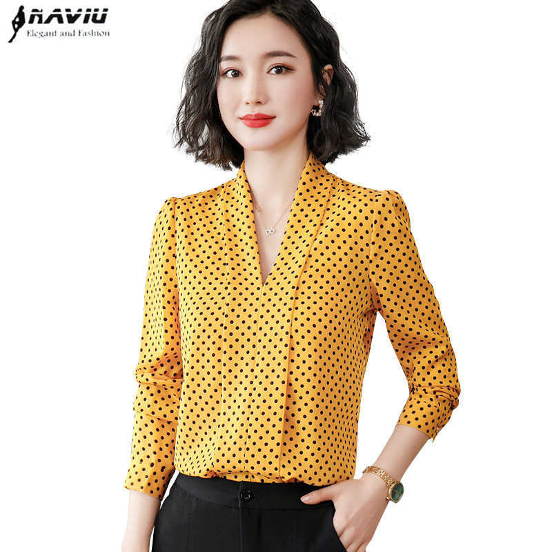 Leopard Shirt Women Long Sleeve Autumn V Neck Dot Casual Chiffon Blouse Office Ladies Slim Work Tops 210604, White
Leopard Shirt Women Long Sleeve Autumn V Neck Dot Casual Chiffon Blouse Office Ladies Slim Work Tops 210604, White