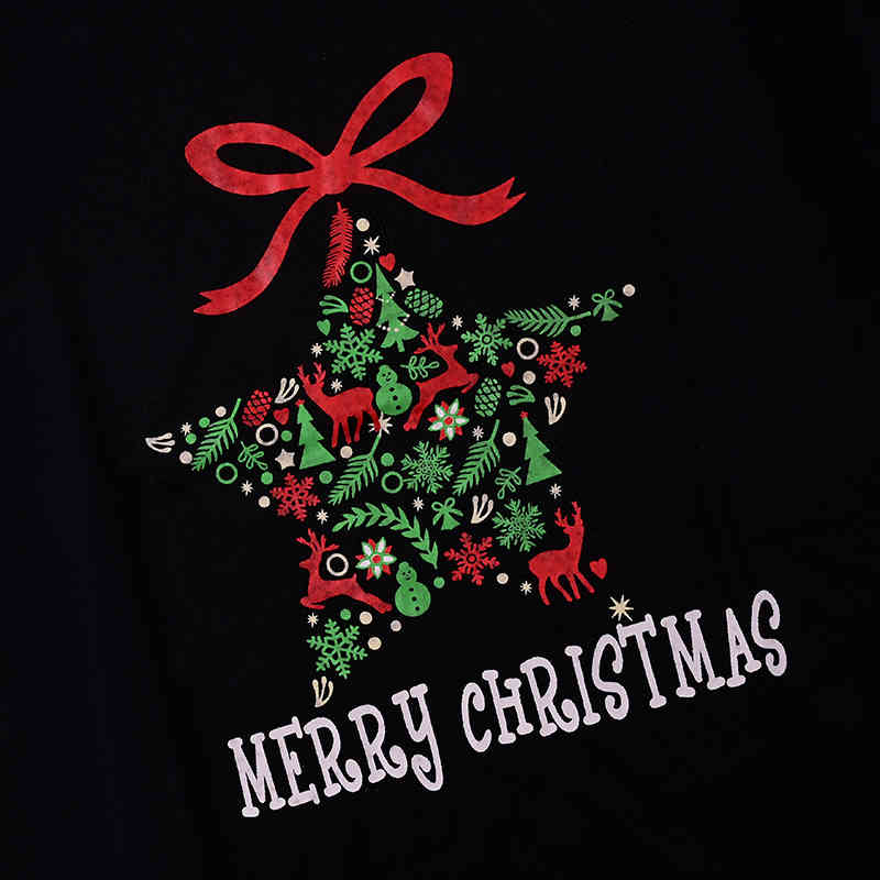 Family Christmas Clothing Suit Kids Mommy and Me Clothes Mother Daughter Father Baby Matching Outfits 210521