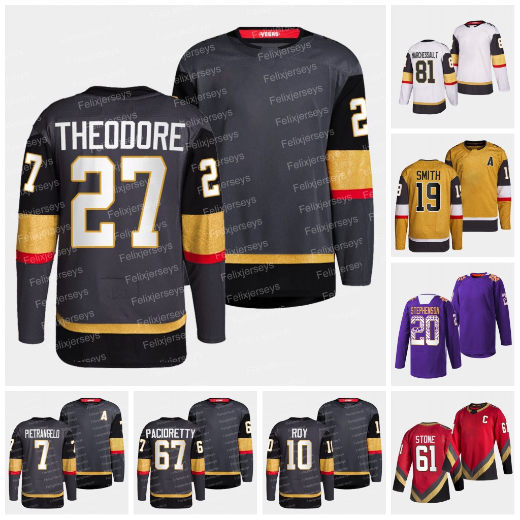 81 Jonathan Marchessault Jersey Chandler Stephenson Reilly Smith Shea Theodore Alex Pietrangelo Max Pacioretty Mark Stone Nicolas Roy Evgenii Dadonov Karlsson, Black
81 Jonathan Marchessault Jersey Chandler Stephenson Reilly Smith Shea Theodore Alex Pietrangelo Max Pacioretty Mark Stone Nicolas Roy Evgenii Dadonov Karlsson, Black