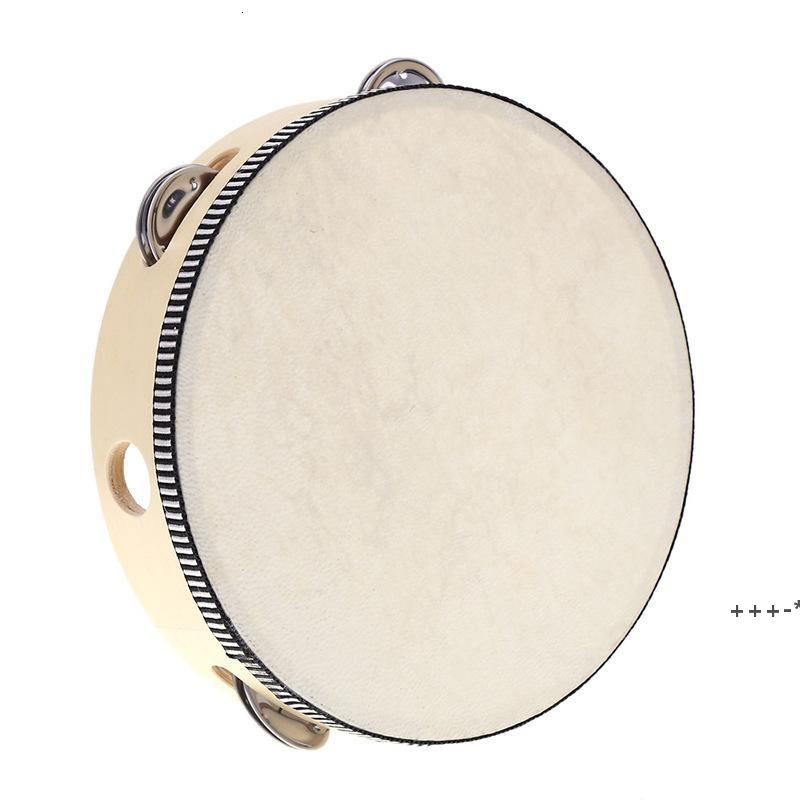 Drum 6 inches Tambourine Bell Hand Held Tambourine Birch Metal Jingles Kids School Musical Toy KTV Party Percussion Toy JJE12167
Drum 6 inches Tambourine Bell Hand Held Tambourine Birch Metal Jingles Kids School Musical Toy KTV Party Percussion Toy JJE12167