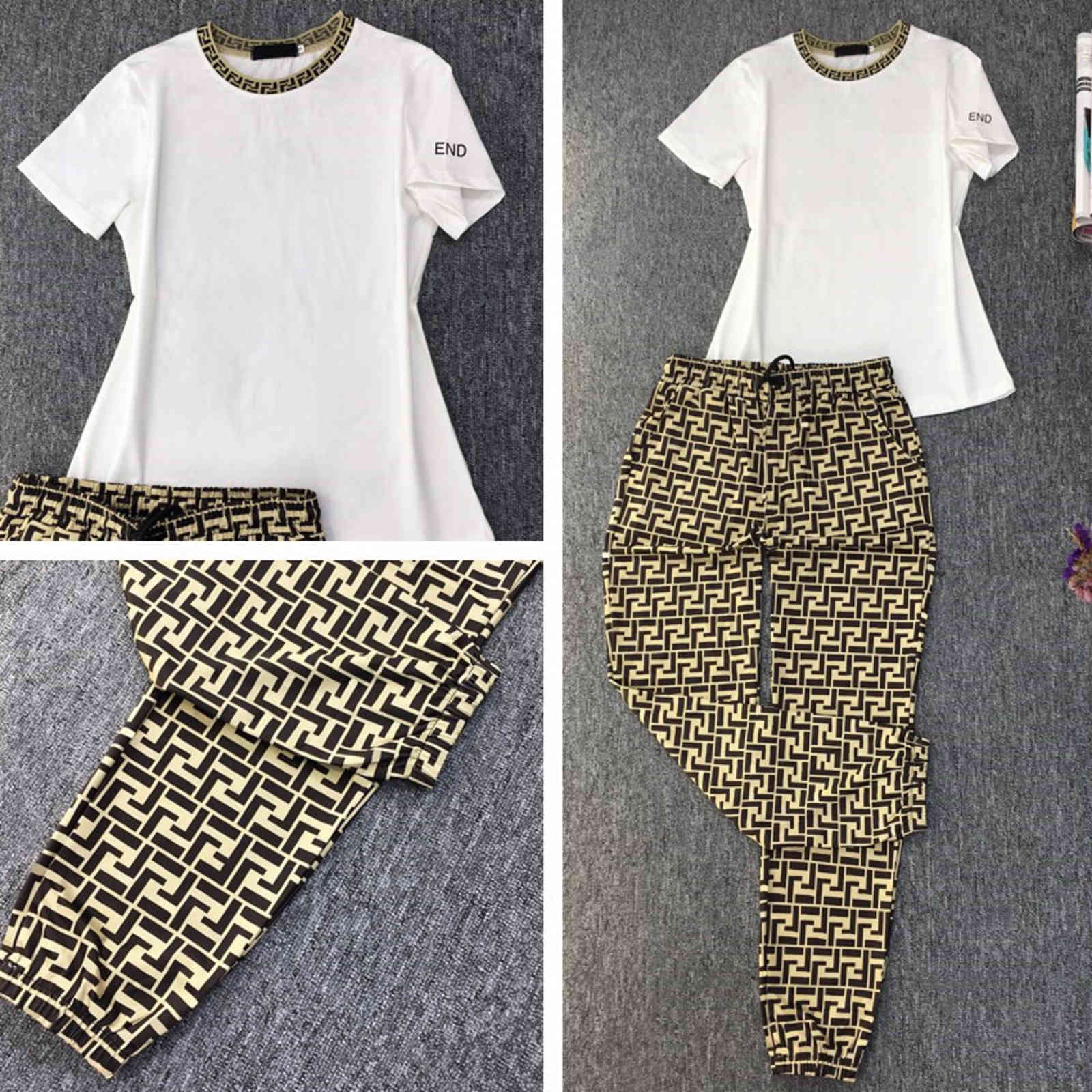 Design Cotton leisure sports suit summer high-end women's two-piece set large European fashion, Picture color
Design Cotton leisure sports suit summer high-end women's two-piece set large European fashion, Picture color