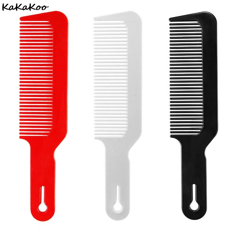 Hair Brushes Clipper Comb Barber Flat Top Combs Hairdressing Cutting Salon Styling Tool