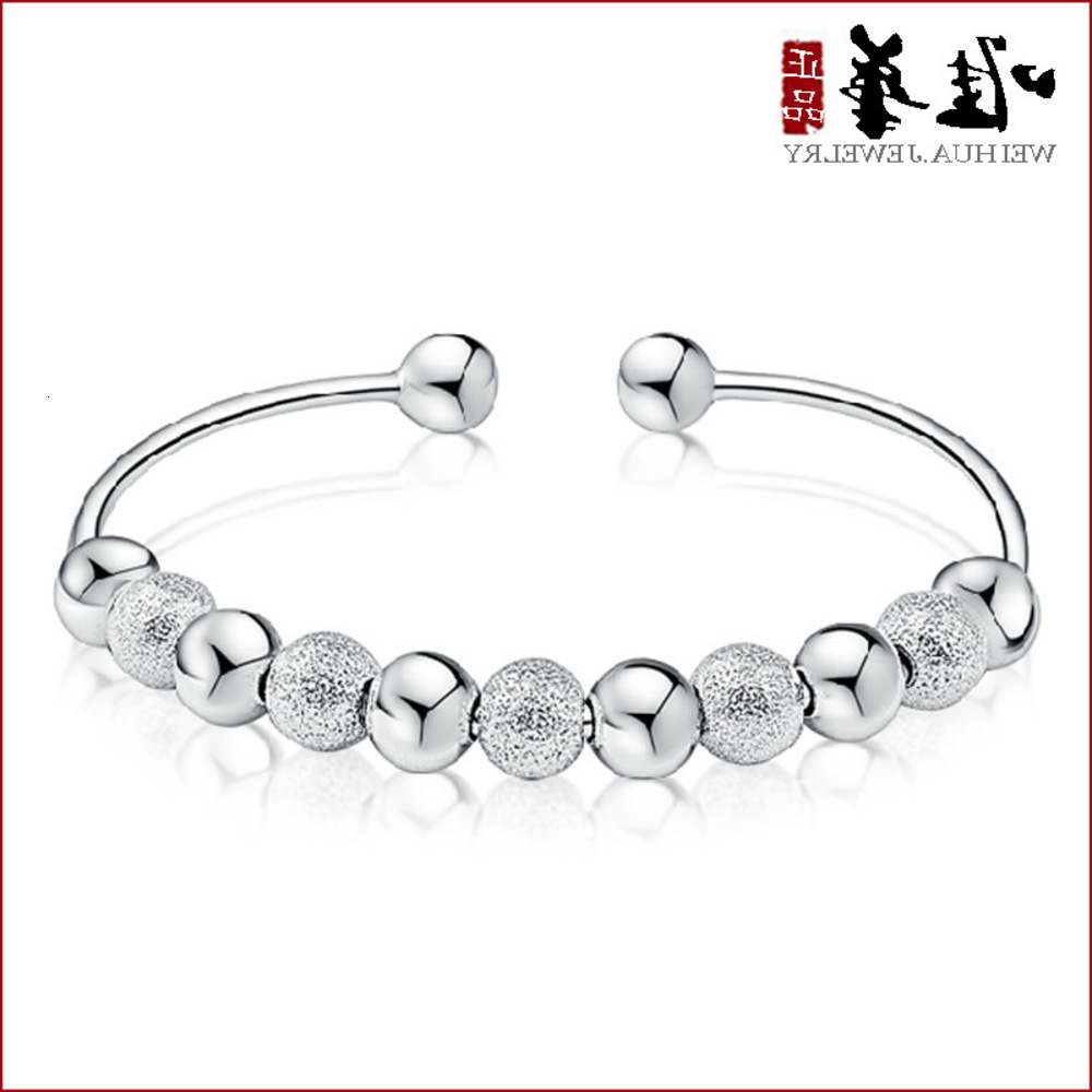 Hand catenary Weihua zhuanyunshi temperament silver bracelet women's nine transfer Beads Bracelet hand Ornament Gift, Golden;silver
Hand catenary Weihua zhuanyunshi temperament silver bracelet women's nine transfer Beads Bracelet hand Ornament Gift, Golden;silver