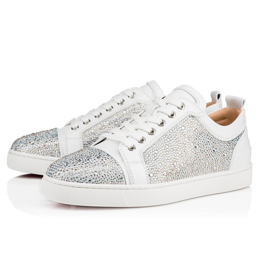 Luxury Fashion Low Tops Red Bottom Dress Shoes Loui Junior Strass Flat Fashion Men Women Elastic Leather Party Design Crystal Skateboard Casual Sneakers Box EU 35-47, #1
Luxury Fashion Low Tops Red Bottom Dress Shoes Loui Junior Strass Flat Fashion Men Women Elastic Leather Party Design Crystal Skateboard Casual Sneakers Box EU 35-47, #1