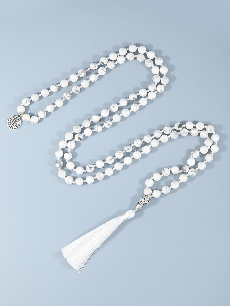 Pendant Necklaces YUOKIAA Mala Bohemian Yoga Necklace Natural White Turquoise Healing Spirit Gourd Tree Of Life Lariat Jewelry
Pendant Necklaces YUOKIAA Mala Bohemian Yoga Necklace Natural White Turquoise Healing Spirit Gourd Tree Of Life Lariat Jewelry