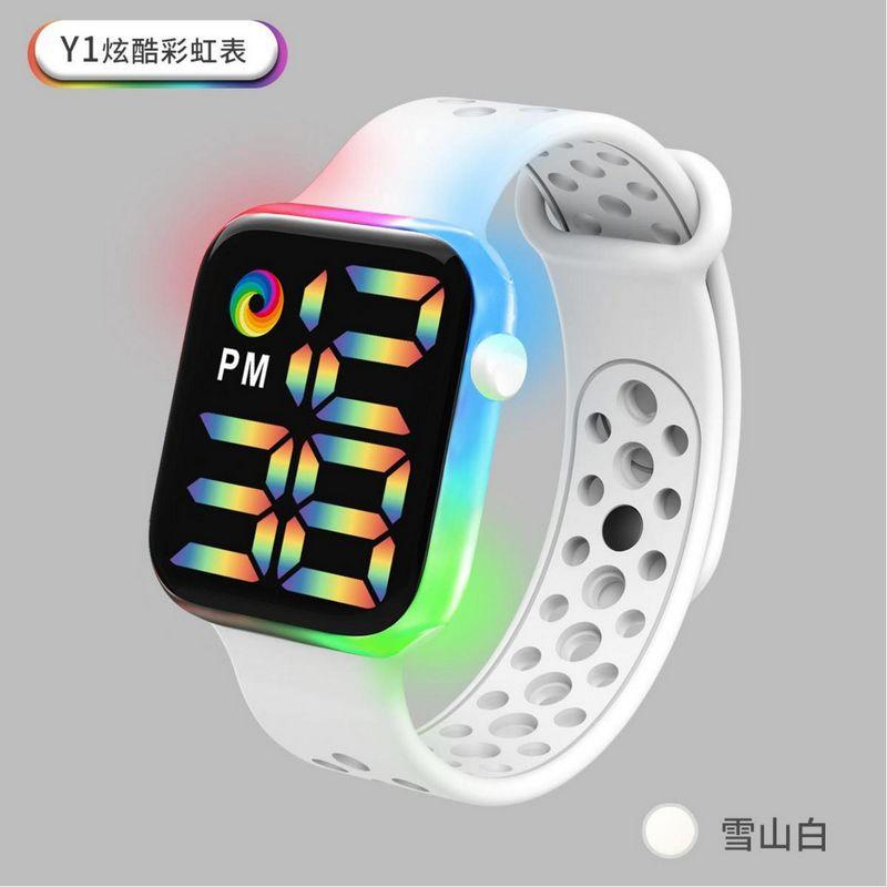 Wristwatches 100pcs/Lot Colorful LED Couple Digital Watches Casual Button Electronic Sport Fashion Women Men Simple Square Face Clock, Black
Wristwatches 100pcs/Lot Colorful LED Couple Digital Watches Casual Button Electronic Sport Fashion Women Men Simple Square Face Clock, Black