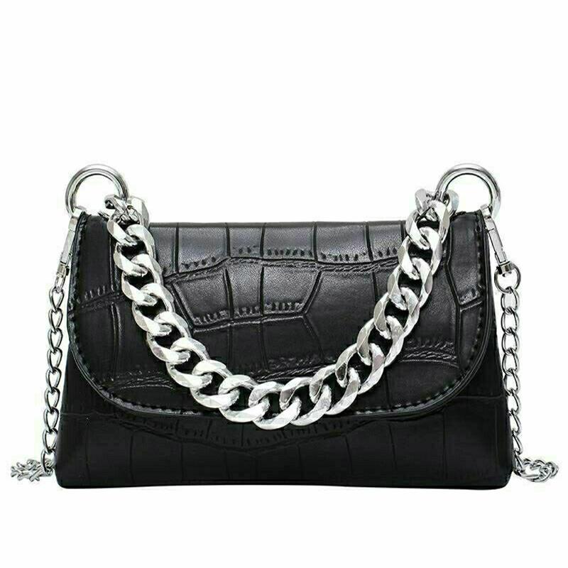 Female Stone Pattern Shoulder Bags For Women 2021 New Pu Leather Brand Luxury Mini Chain Crossbody Handbags Bag Purse Bolsos Sac, Black shoulder bag
Female Stone Pattern Shoulder Bags For Women 2021 New Pu Leather Brand Luxury Mini Chain Crossbody Handbags Bag Purse Bolsos Sac, Black shoulder bag