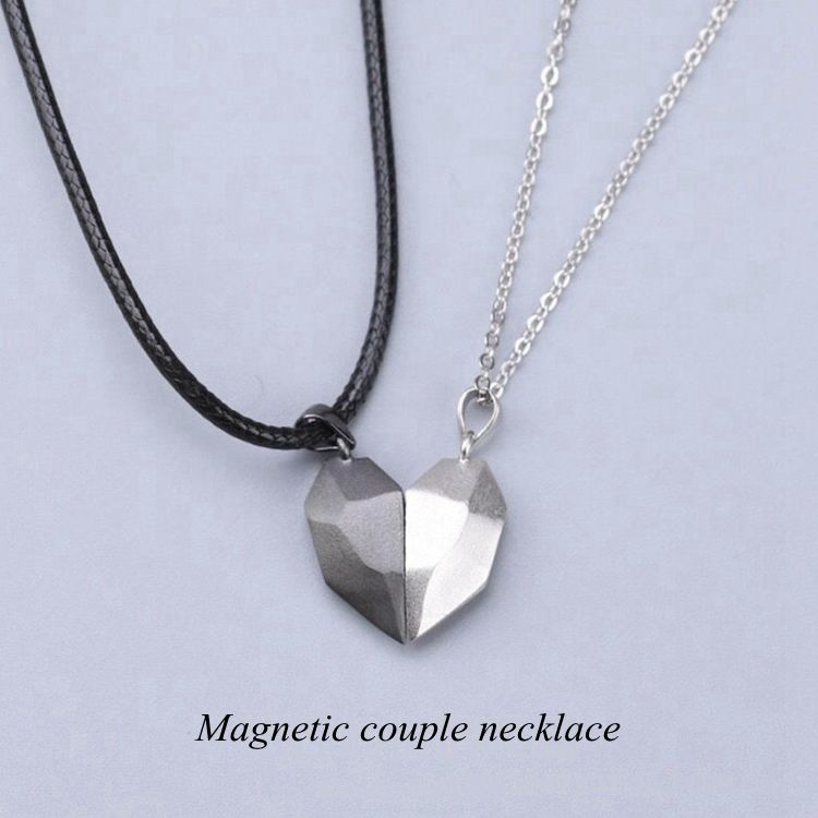 Two Souls One Heart Pendant Necklaces for Couple Wishing Stone Creative Magnet Couples Necklace
Two Souls One Heart Pendant Necklaces for Couple Wishing Stone Creative Magnet Couples Necklace