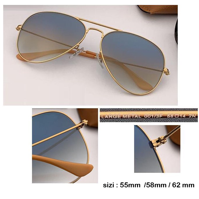 Aviation Sunglasses for Men and Women-UV400 Protection gradient glass Lens -Metal Frame with Spring Hinges
Aviation Sunglasses for Men and Women-UV400 Protection gradient glass Lens -Metal Frame with Spring Hinges