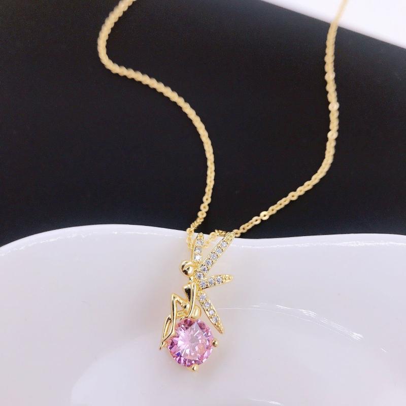 Pendant Necklaces 2021 Temperament Angel Necklace Female Clavicle Chain Star Tassel Flower Fairy Elf Niche High-end Sense Of Gift 
Pendant Necklaces 2021 Temperament Angel Necklace Female Clavicle Chain Star Tassel Flower Fairy Elf Niche High-end Sense Of Gift