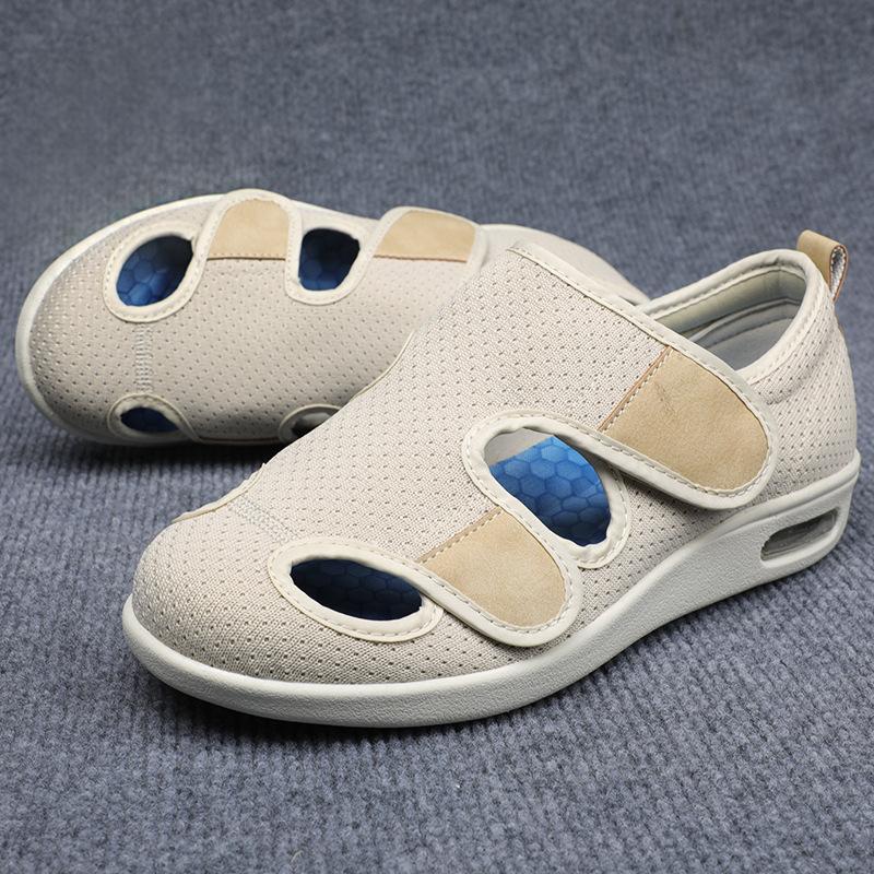 Sandals Summer Old Mother Shoes Clamshell Feet Swollen Foot Bone After Adjustable For The Elderly, Blue
Sandals Summer Old Mother Shoes Clamshell Feet Swollen Foot Bone After Adjustable For The Elderly, Blue