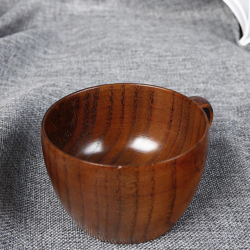 Mugs Natural Jujube Wooden Cup With Handgrip Coffee Tea Milk Travel Wine Beer For Home Bar [4]