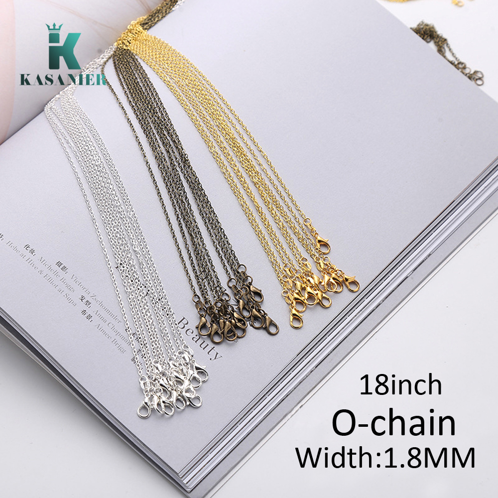 10pcs/Lot 1.2mm Silver/Gold/Bronze Thin Cross Link Chain Fine chain 18inch Womens Silver "O" Necklace Factory Price Direct Sales
10pcs/Lot 1.2mm Silver/Gold/Bronze Thin Cross Link Chain Fine chain 18inch Womens Silver "O" Necklace Factory Price Direct Sales