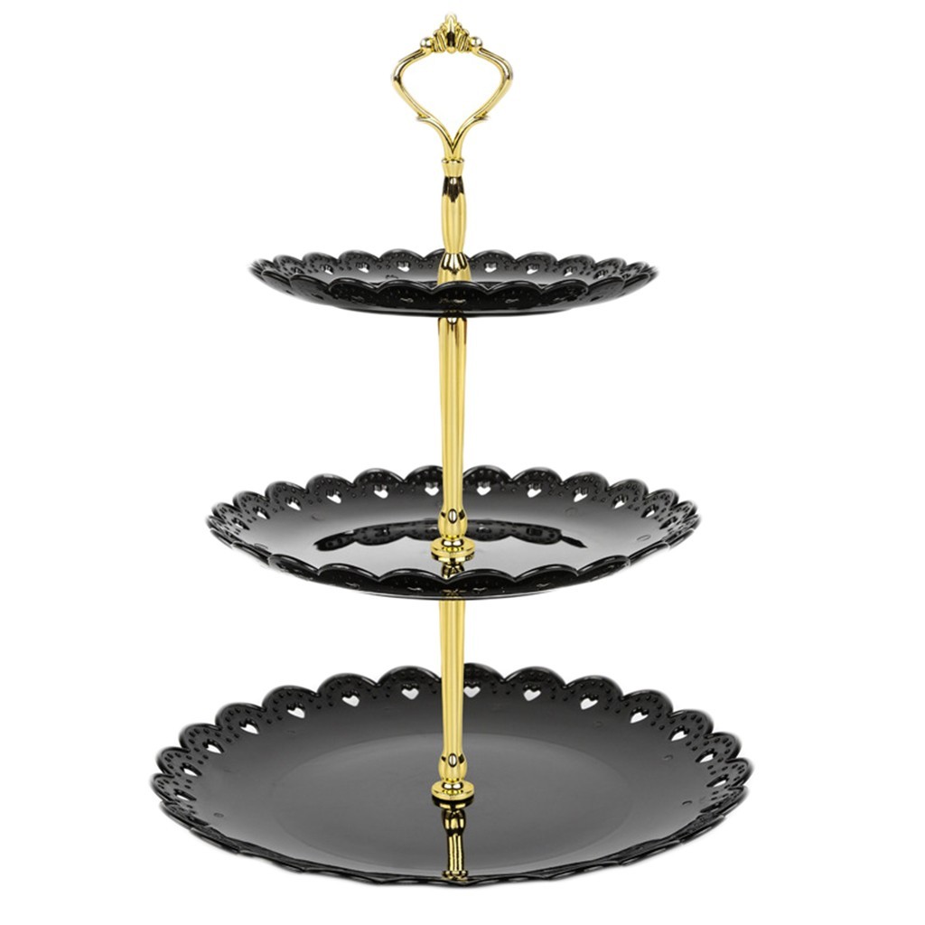 3-tier cupcake cake dessert wedding event display tower assembly new plastic cake opbergrek