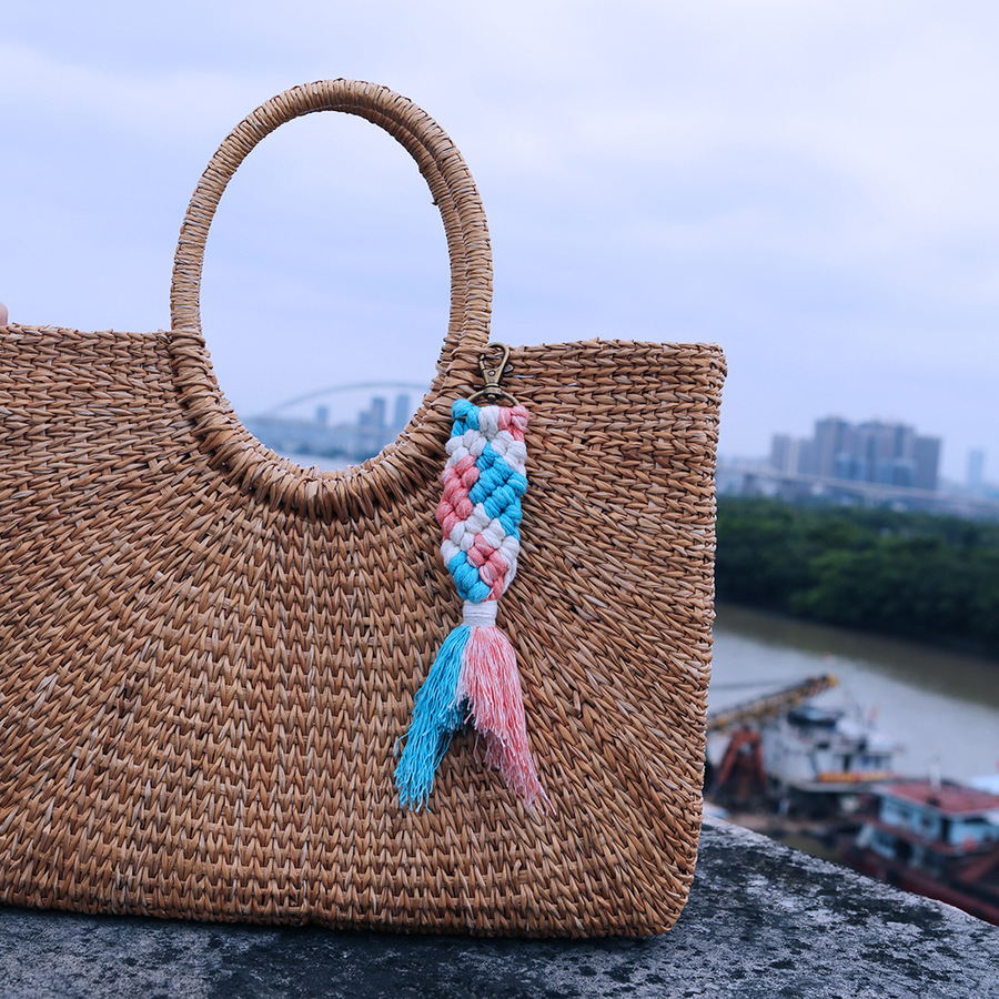Cotton Rope Knit Fish Mermaid Tail Key Rings Handbag Hangs for Women Men Fashion Jewelry Will and Sandy, Slivery;golden
Cotton Rope Knit Fish Mermaid Tail Key Rings Handbag Hangs for Women Men Fashion Jewelry Will and Sandy, Slivery;golden