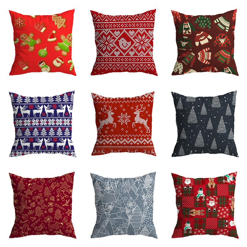 Cushion/Decorative Pillow Red Christmas Hat Pattern Pillowcase Santa Claus Candy Home Warm Decor Gift Cushion Short Velvet Printing
Cushion/Decorative Pillow Red Christmas Hat Pattern Pillowcase Santa Claus Candy Home Warm Decor Gift Cushion Short Velvet Printing