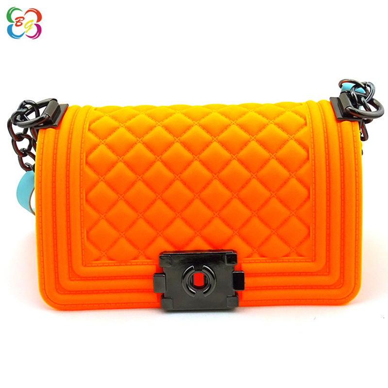 Messenger Bags Messenger Bags2021 Summer One Shoulder Messenger Women's Silicone Portable Chain Bag